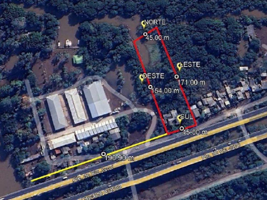 Área 7.302 m² - Ilha das Flores - Porto Alegre - RS